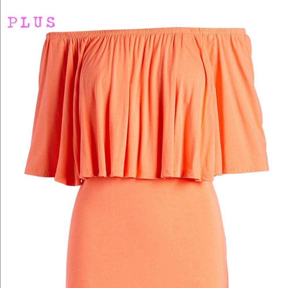 Plus size mini dress